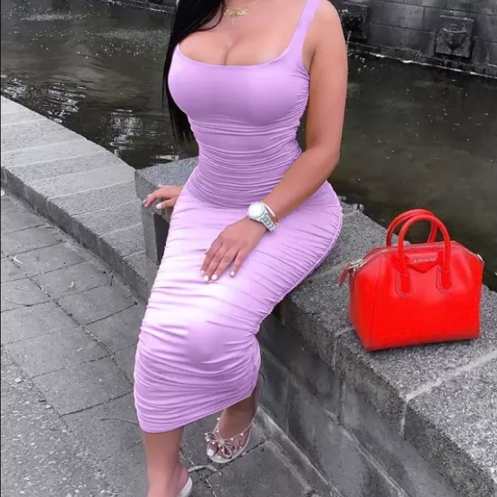 Rushed Midi Dress - Size M